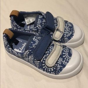 Infant Clarks 'Halcy Hati' Denim Size 6M Shoes